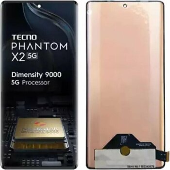 Tecno Phantom X2 Lcd Ekran Dokunmatik Servis Siyah