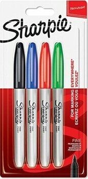 2 Adet  Sharpie Fine Permanent Markör Kalem Standart Renkler 3+1 Paket