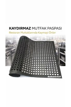 bademlerhali Kaydırmaz Kauçuk Restoran Mutfak Paspası 90x150 cm