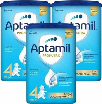 Aptamil 4 Pronutra Devam Sütü 800 g 1 Yaş+ Akıllı Kutu x 3 Adet