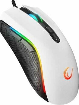 Rampage Smx-r44 V2 Makrolu Beyaz 12800 Dpı Rgb Usb Drag Click Örgü Kablo Pro Gaming Oyuncu Mouse