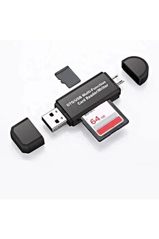 Cloody Micro Usb Telefon Adaptörü Micro Sd/sd Kart/usb Okuyucu Dönüştürücü