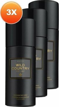Avon Wild Country Erkek Sprey Deodorant 150 Ml. Üçlü Set - 150 ml