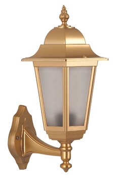 SERKAN AYDINLATMA Dış Mekan Teras Balkon Bahçe Duvar Döküm Gold Aplik Bahçe Aplik Lambası Aydınlatma Boy 45cm