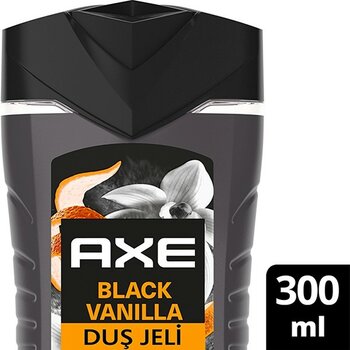 5 Adet Axe Premium Collection Duş Jeli Black Vanilla 3 In 1 Vücut Saç Yüz 300 ml