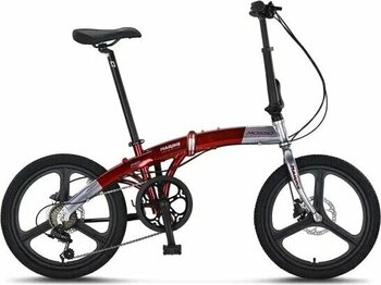 Mosso Marine Kırmızı Antrasit Katlanır Bisiklet