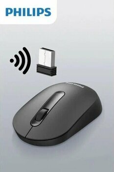 Philips M402 Siyah 3 Tuş Kablosuz USB Alıcılı 5000 DPI Mouse