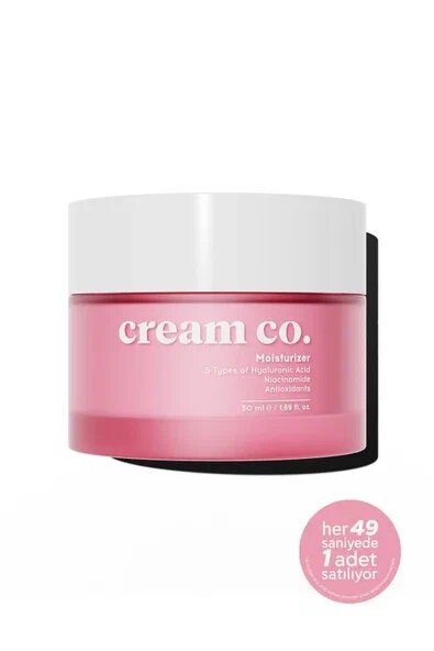 Cream Co. Moisturizer 50 ml Tüm Cilt Tipleri Yüz Kremi