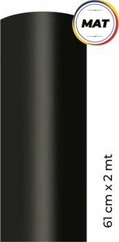 Ecce Mat Siyah Kendinden Yapışkanlı Kaplama Folyosu 61 Cm X 2 Mt