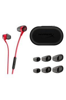 HyperX Cloud Earbuds II Gaming Earbuds with Mic Kablolu Kulak İçi Kulaklık Kırmızı