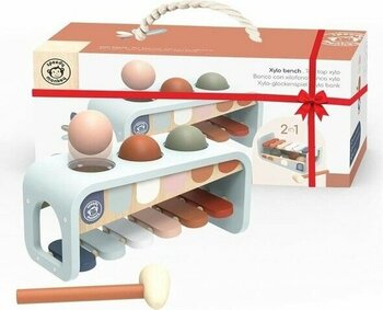 Vurmalı Ksilofon - Ahşap Müzik Aleti - Speedy Monkey - Çok Renkli