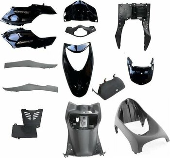 Honda Spacy 110 Kaporta Seti Siyah 13 Parça