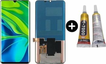Xiaomi Mi Note 10 Lite Uyumlu Hk Lcd Ekran Dokunmatik + B7000 Çok Renkli