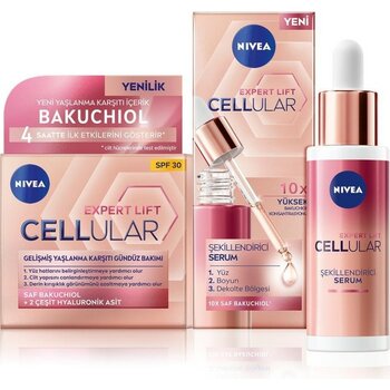 Nivea Cellular Doğal Retinol Alternatifi Bakuchiol Cilt Serumu30ml Ve Hyaluronik Asit Gündüz Yüz Kremı50ml