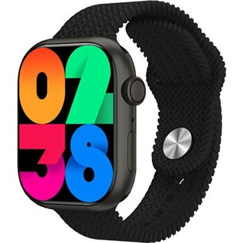 BGG Tech Hk9 Pro 2,02" Super Amoled Ekran 45MM Kordon Akıllı Saat - Açık Siyah