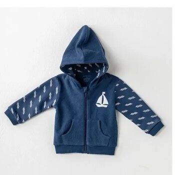 Andywawa AC23737 Lacivert Erkek Bebek Ceket