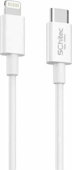 Schitec 60w Type-c To Lightning Data Ve Hızlı Şarj Kablosu Telefon, Apple Uyumlu Ipad Beyaz Sk003