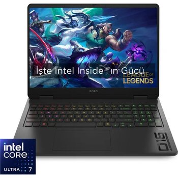 HP OMEN Gaming 16-AM0044NT Intel® Core™ Ultra 7 255H 32GB 1TB SSD RTX5070 Freedos 16" Taşınabilir Bilgisayar CD8M2EA - 1 TB - 32 GB