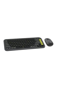 Logitech Pop Icon Combo 920-013075 Gri Kablosuz Klavye Mouse Seti Teşhir Outlet Vitrin