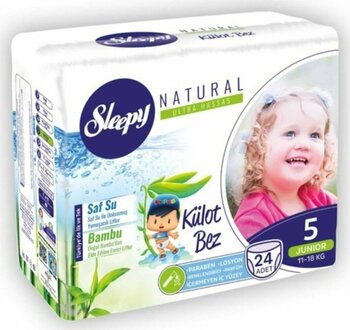 Sleepy Natural Junior Külot Bezi 5 Beden 24 Adet
