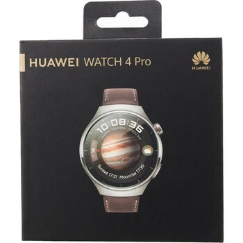 Huawei Watch 4 Pro, 49 Mm, Koyu Kahverengi - ​​​Siyah