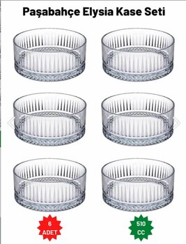 Paşabahçe 6 Lı 530042 Elysia Cam Kase