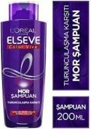 Evosed Loreal Elseve Mor Şampuan 200 Ml. (4'Lü)