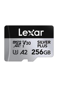 Lexar 256GB Silver Plus 205MB 4K V30 Uhsı Micro Sd Hafıza Kartı