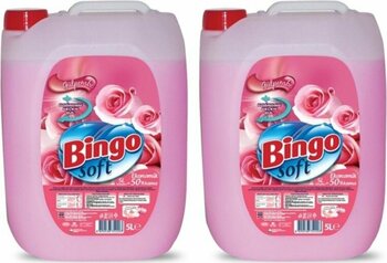 Bingo Soft Yumuşatıcı Gülpembe 5 lt X 2 Adet
