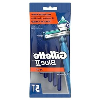 Calperia 5 Adet Kullan At Tıraş Bıçağı, Gillette Blue2 Plus