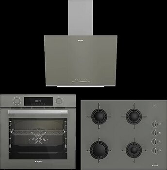 Arçelik Steam Grion Üçlü Cam Ankastre Set