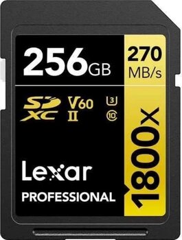 Lexar Sd 256Gb Profesyonel 1800X Uhs-Iı Sdxc Hafıza Kartı (Gold Serisi)