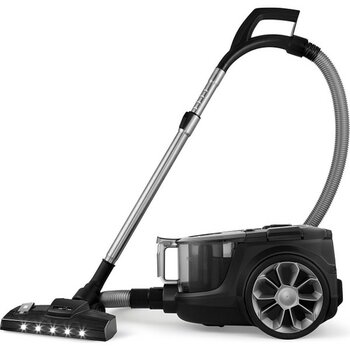 Karaca Vantuz High Force F2 LED Fırçalı Elektrikli Süpürge Black Chrome - Siyah