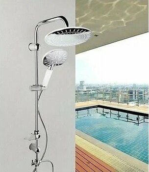 Ufo Europe Lüks Robot Yağmurlama Tepe Duş Seti Pirinç Renkli