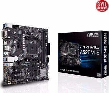 ASUS Prime A520M-E AMD A520 Micro ATX AM4 Anakart
