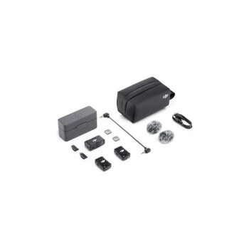 Dji Mic 2 (2 Tx + 1 Rx)  Kablosuz Mikrofon