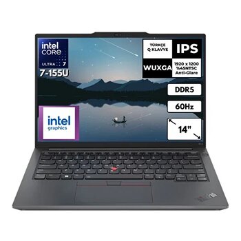 Lenovo ThinkPad E14 G6 Ultra 7 155u 16 GB RAM 256 GB SSD Intel Graphics 14" Wuxga W11 Home Notebook 21m8s0lrtxat26