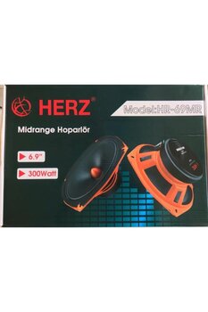 Herz Hr-69mr 6x9 Cm 300 Watt Oval Midrange Hoparlör