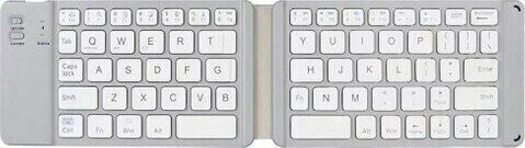 Flameer Gri Katlanır Bluetooth Kablosuz Klavye