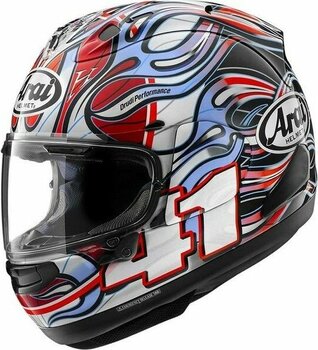 Arai RX-7V Evo Haga Wsbk Kapalı Kask - Renkli - L