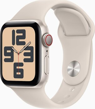 Apple Watch SE 2 GPS + Cellular 40 mm Spor Kordon Yıldız Işığı Akıllı Saat