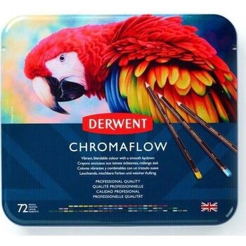 Derwent Chromaflow 72'li Metal Kutu Yeni
