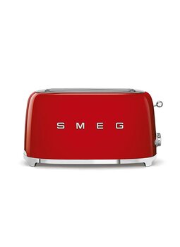 SMEG 50'S Style Retro TSF02RDEU Kırmızı4x Ekmek Kızartma Makinesi BEDENSIZ 1012905