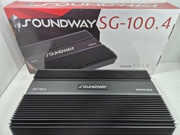 Soundway Amfi 4 X 100 Rms Ses Ve Bass Amfisi Soundway Sg-100.4 Ab Class Oto Anfi
