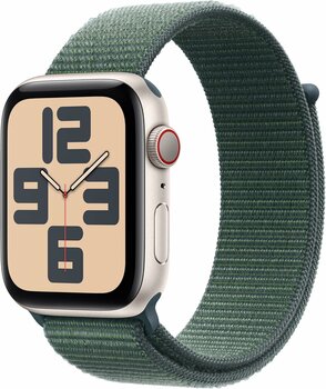 Apple Watch SE 2 GPS + Cellular 44 mm Göl Yeşili Spor Loop Yıldız Işığı Akıllı Saat