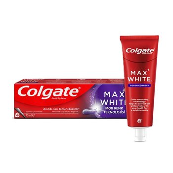 Colgate Max White Purple Reveal Diş Macunu 75 Ml 5 Adet