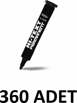Hi-Text  360 Adet  830PB Yuvarlak Uç  Permanent Kalem Koli Kalemi Siyah