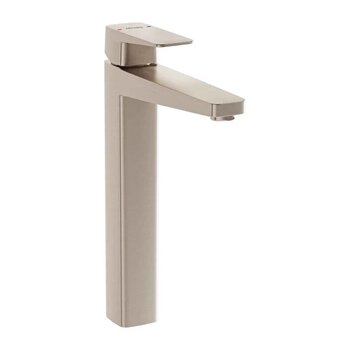 Vitra Root Square A4273334 Lavabo Bataryası (Çanak),Fırçalı Nikel