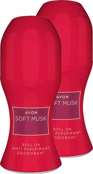 AVON Soft Musk Delice Velvet Berries Kadın Rollon 50 Ml. İkili Set