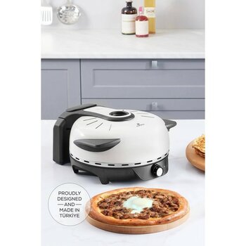 Karaca Gastro 10 In 1 Pizza ve Lahmacun Makinesi Biodiamond Soft Cream - Bej